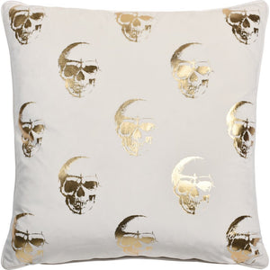 Valor Skull Printed Pillow